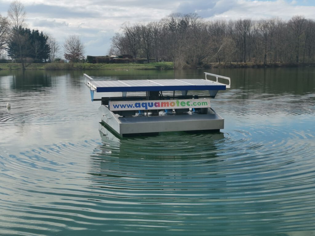 Generalüberholte aquamotec Anlage für sauberes Wasser und gesunde Fische.