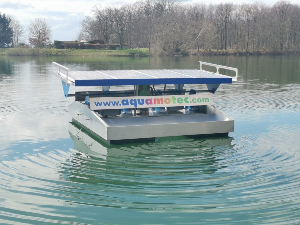 Generalüberholte aquamotec Anlage für sauberes Wasser und gesunde Fische.