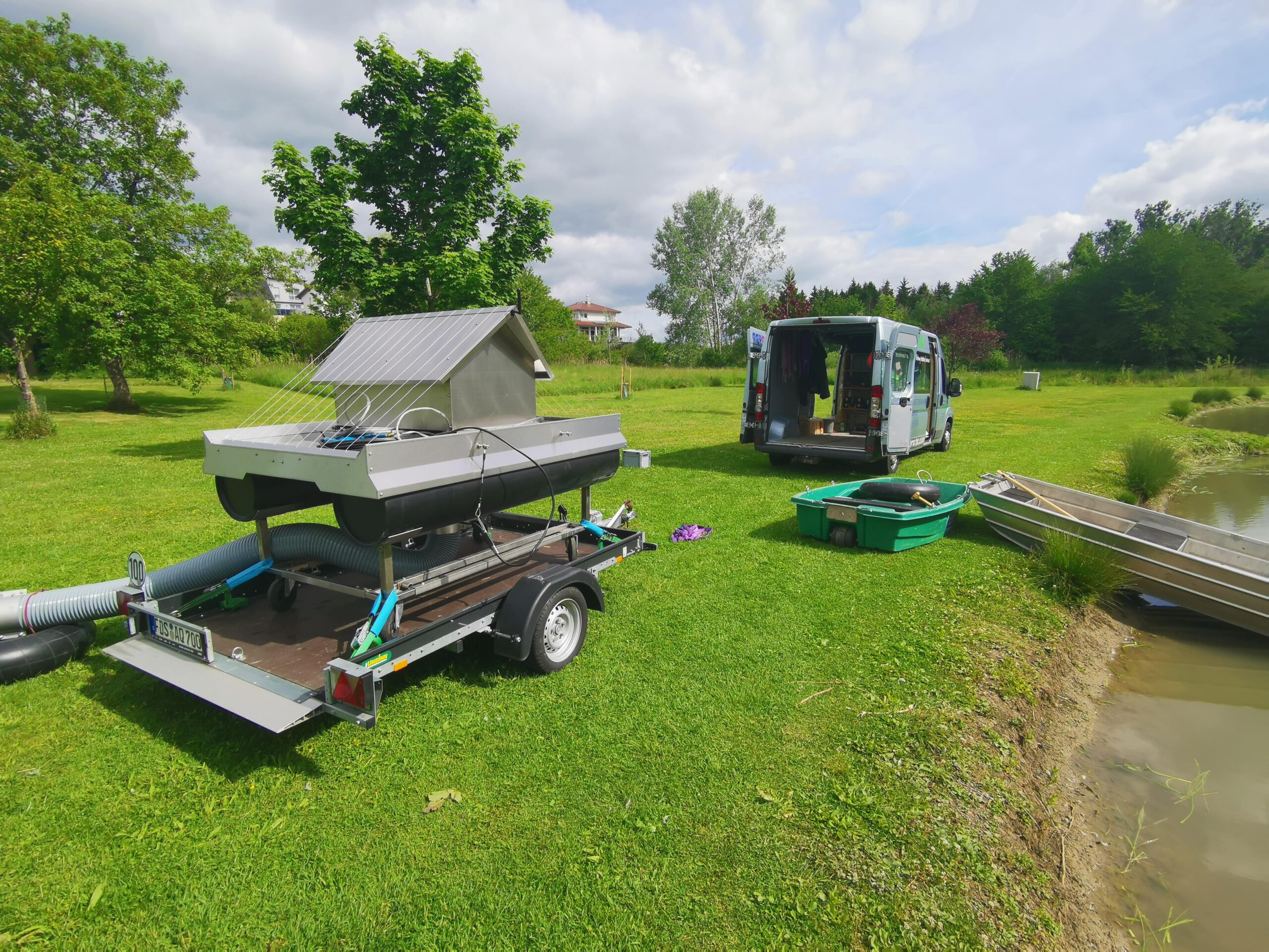 Mehr über den Artikel erfahren aquamotec 2-SN Regenerationsanlage für sauberes Vereinsgewässer in Geislingen