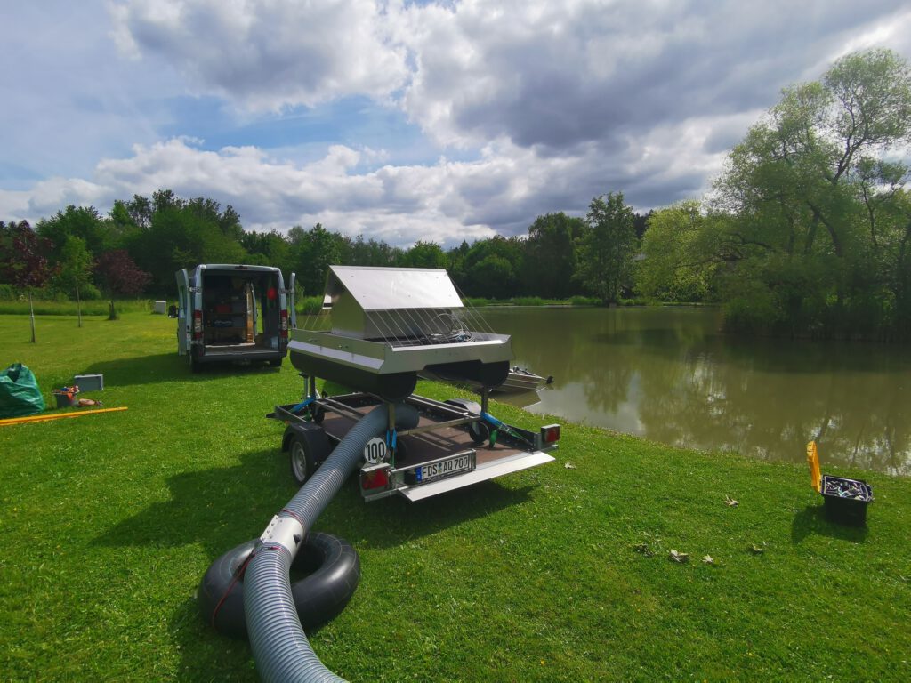 aquamotec 2-SN Anlage im Einsatz – nachhaltige Gewässerregeneration beim FV Geislingen